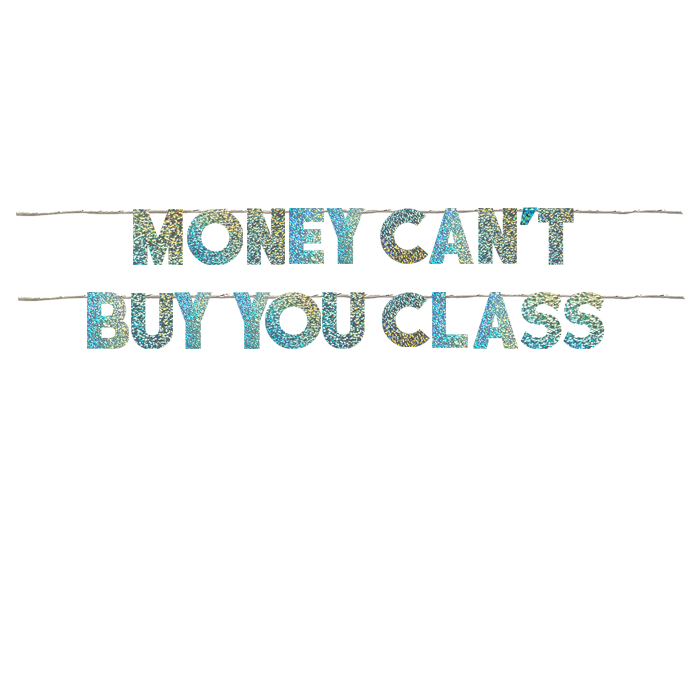 Money Can't Buy You Class | Decorative Bravo Real Housewives Party Sign ...