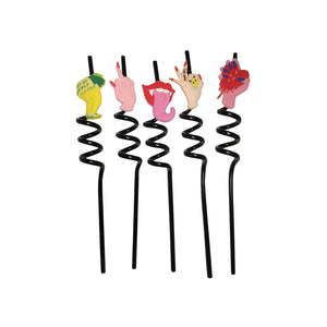 Hell Raisers (5 Reusable Straws)