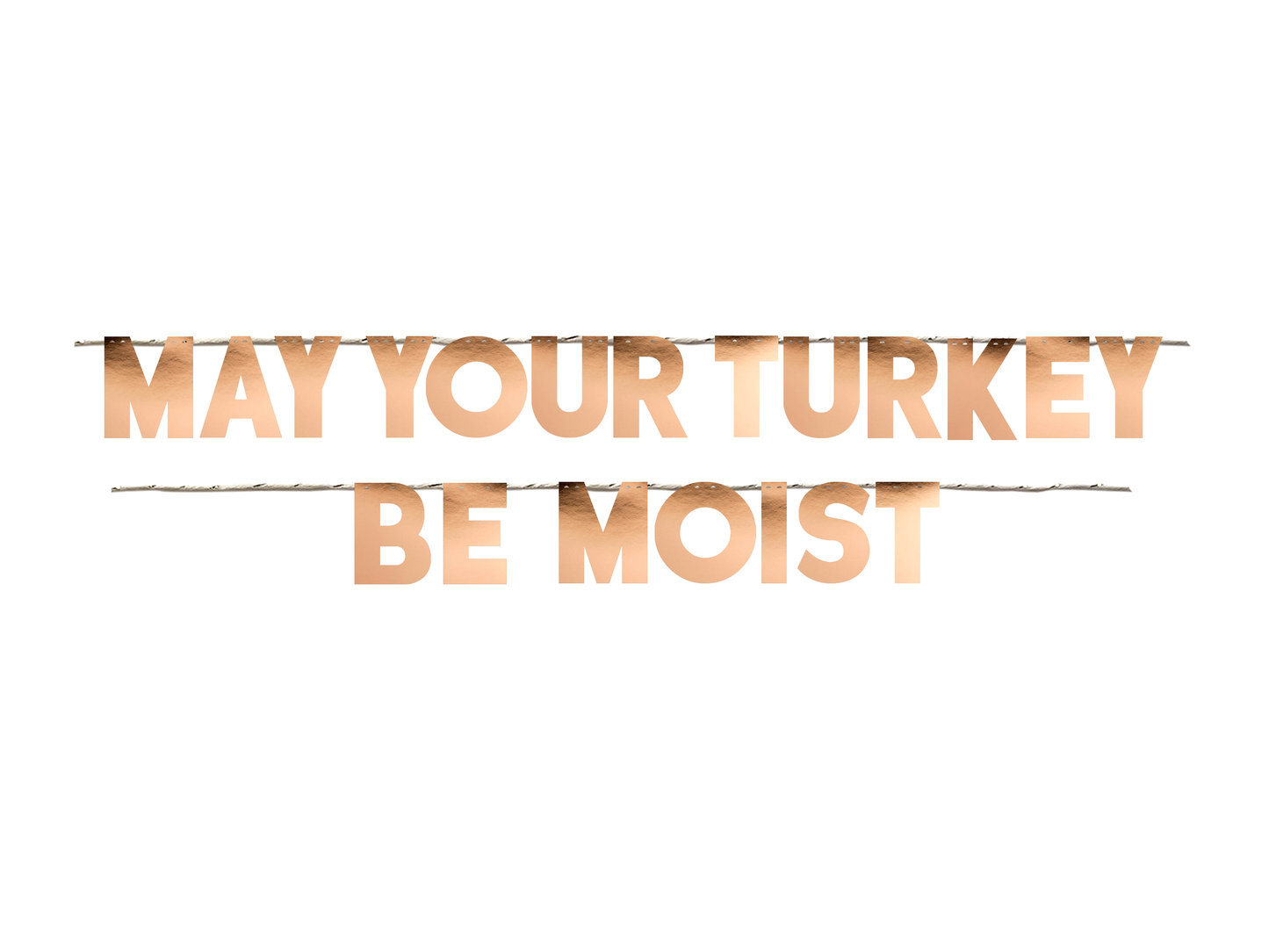 MAY YOUR TURKEY BE MOIST