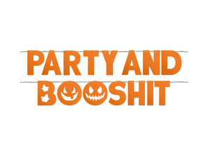 PARTY AND BOOSHIT Halloween Party Garland